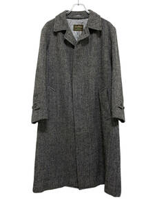 Avon House エーボンハウス ヘリンボーン ウール ステンカラー コート L程度 グレー系 メンズ 紳士服 日本製 23-1026