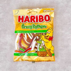 HARIBO【日本未販売】crazy python 175g ヘビグミ　　爬虫類　パイソン