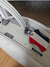 ヴィンテージ アメリカンツーリスター ホワイト ティアラ ラウンドスーツケース American Tourister 丸型 希少 バック_画像3