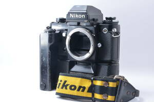 ★良品★ ニコン Nikon F3HP+MD-4 MF一眼レフ フィルムカメラ ハイアイポイント B005 #2750
