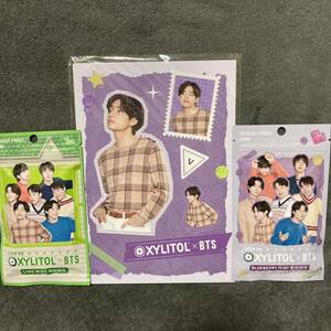 BTS キシリトール デコシール テヒョン 台湾　ガム２個付き