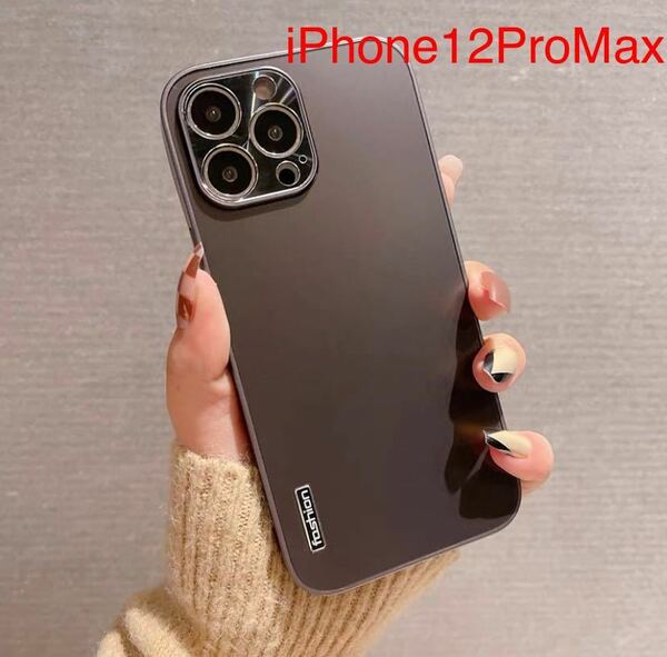 【新品未使用】iPhone12ProMax用ケース ブラック