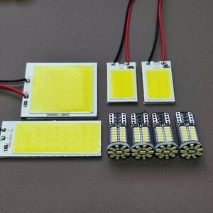 超爆光！M910A ルーミーカスタム ルームランプ ポジション ナンバー灯 COB全面発光 T10 LED 8個セット ホワイト トヨタ /c18/c36/c48/34