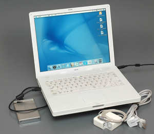 OS9単独起動/ Apple iBook G3 14”_900MHz〈Early 2003 M9009J/A〉A1007 難あり品●021