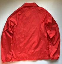 中古品 送料込 NIKE SRORTSWEAR AW77 COACH JACKET Mサイズ 赤 ナイキ スポーツウェア コーチ ジャケット スナップボタン 古着 2010年製_画像9