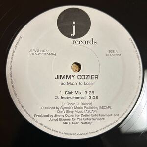 JIMMY COZIER / So Much To Lose / LP レコード