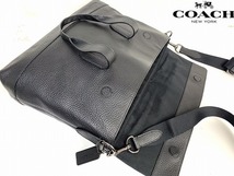 極美品★送料無料★ コーチ メンズ COACH ハミルトン ペブルド レザー ブリーフ ケース 2Way ビジネスバッグ ショルダー ビジネストート_画像6