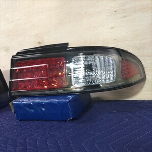 激レア 廃盤 希少 当時物 SONAR製 S14 シルビア LEDブラックレンズテールランプ 未使用品 (左右セット)  の画像3
