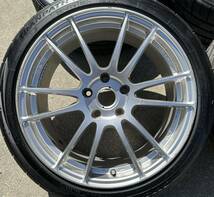 【RAYS グラムライツ 57XTREME 18インチ バリ山 TRANPATH ML 215/45R18 4本セット 18×7.5J +50 5穴 PCD114.3 軽量ナット20本付き】_画像3