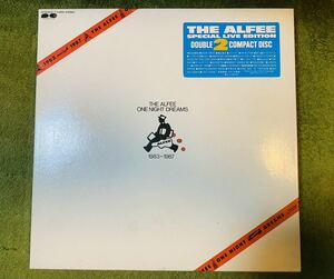 【貴重】THE ALFEE 高見沢俊彦　坂崎幸之助　桜井賢　アルフィー　グッズ　ライブCD ONE NIGHT DREAMS