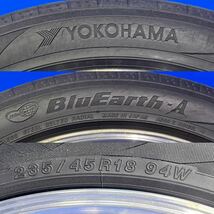 MK837 BLEST ブレストBahnsport LS Kai 社外 ホイール18インチ 8J+45 5穴114.3 タイヤ付き 4本セット _画像4