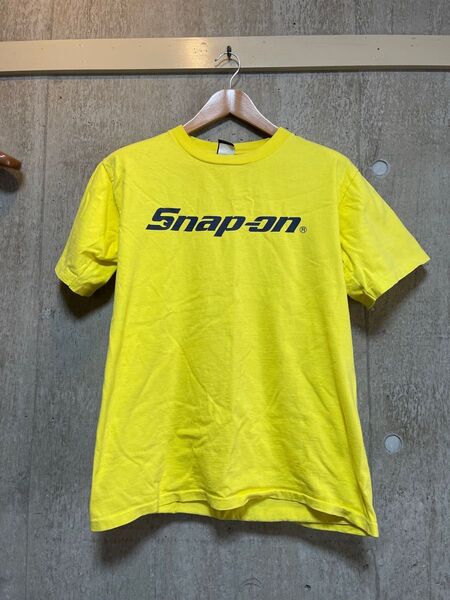 【希少カラー】Snap-on Tシャツ【サイズ】L【カラー】黄色