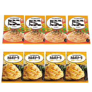 ■キューピー あえるパスタソース　たらこ・カルボナーラ　 2種8袋■　1袋2パック入り ■