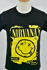 ◆ロックTシャツ◆バンドTシャツ◆NIRVANA ニルヴァーナ◆Mサイズ◆新品◆黒◆ 