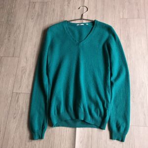 100円スタート□ UNIQLO ユニクロ　カシミヤ100% ニット　セーター