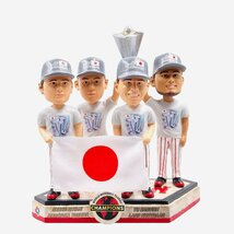 【MS】大谷翔平+侍ジャパン 2023年WBC 優勝記念 ボブルヘッド人形 ダルビッシュ 吉田 ヌートバー 123個限定版 バブルヘッド 首振り人形_画像2