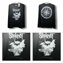 次の日届く slipknot長袖Tシャツ 新品 M サブカル系 パンク バンT_画像1