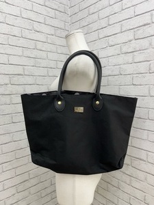 （I07923) マリークワント /MARY QUANT トート 手提げ バッグ 　軽量　ブラック