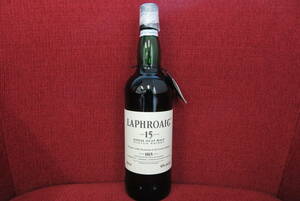 未開栓/LAPHROAIG/ラフロイグ/15年/シングルアイラモルト/スコッチウイスキー/750ml/43％