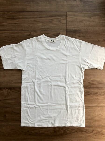 ロンハーマン　RHC ダメージTシャツ　ホワイト　Mサイズ