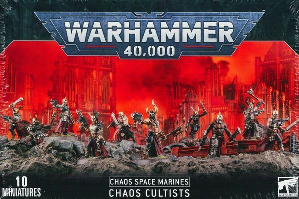 送料無料 新品 ケイオススペースマリーン ケイオス・カルティスト [43-88] ウォーハンマー 40000 / Chaos Cultists