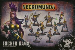 送料無料 新品 ネクロムンダ エッシャー・ギャング ウォーハンマー 40000 / Necromunda Escher Gang Warhammer 40k