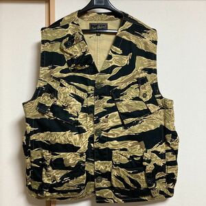 【美品】BUZZ RICKSON'S バズリクソンズ C-1 VEST CIVILIAN MODEL タイガーカモ サイズ42 BR14820 東洋エンタープライズ