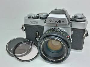 ★並品★ MINOLTA ミノルタ XE / MC ROKKOR PF 55mm F1.7 ★シャッターOK★T2585