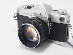 ★実用美品★ MINOLTA ミノルタ SR-7 + ROKKOR-PF 58mm F1.4 ★動作OK★ ＠2206