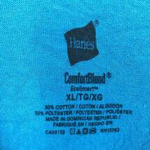 XL Hanes Tシャツ ターコイズブルー 半袖 リユース ultramto ts1476_画像3