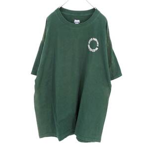 XL Hanes BEEFY-T ヘインズ Tシャツ ダークグリーン バックプリント 半袖 リユース ultramto ts1541