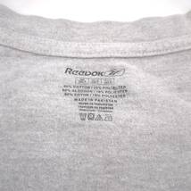 3XLT Reebok Tシャツ グレー 半袖 リユース ultramto ts1594_画像3