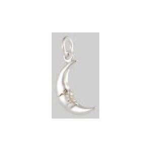 AzureGreen: Crescent Moon Charm SV925
