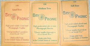 蓄音機用交換針、穏やかに心に響く☆繊細な音色の再現ソフトトーンの100本馴染みやすい音質は高品質な交換針☆