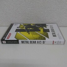 PSP ソフト METAL GEAR ACID 2 3Dメガネ欠品_画像3