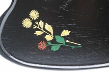 象彦　九代　西村彦兵衛　瓢盆　漆器/漆芸/お盆　梅の花　和食器　京都_画像4