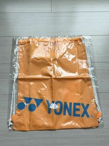 [YONEX] new goods! free shipping. * tennis shoes case! orange.!W360mm×H450mm! Yonex * polyester 