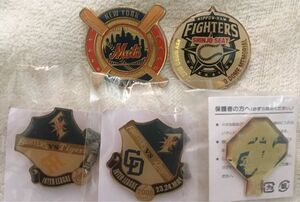 新庄剛志日ハムピンバッチセット^_^プロ野球北海道エスコンフィールド^_^ 阪神タイガースあり