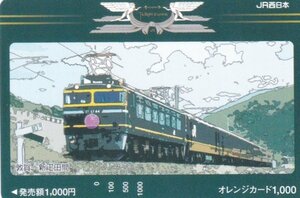 Twilight Expressイラスト風　JR西日本オレンジカード