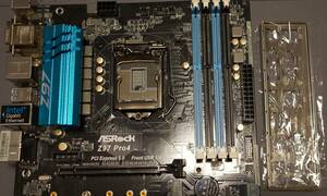 【動作確認済】ASRock Z97 Pro4 LGA1150 IOパネル付属