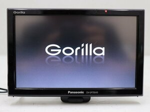 ◎ Panasonic Gorilla CN-GP755VD SSDポータブルカーナビゲーション 7V型 パナソニック (在庫No:A36543) ◎※