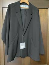 【新品】 22AW Dulcamara ドゥルカマラ よそいきラグランスリーブJK black 黒 ブラック size 1 D222-J118_画像1