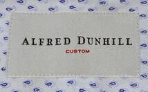 8859 ALFRED DUNHIL アルフレッド ダンヒル 高級 総柄 ペイズリー 柄 長袖 シャツ メンズ ホワイト 白 XL相当!!_画像10