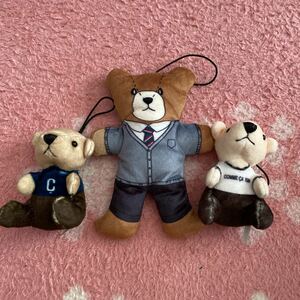 COMME CA ISM Comme Ca Ism mascot soft toy 3 point set 