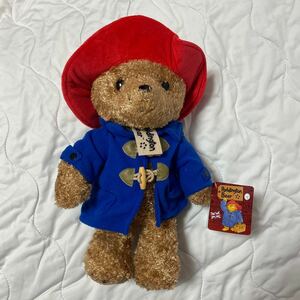 Paddington Bear Plush Red Lサイズ　パディントンぬいぐるみ