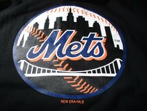 新品 秋物 L 定価1.98万 ▼ ニューエラ × サイコバニー × NY Mets 裏毛 スエット パーカー 黒 千賀 NEW ERA メッツ 千賀滉大 MLB_画像8