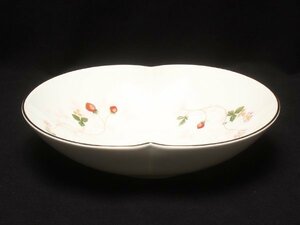 美品 ウェッジウッド マリアージュボウル 皿 20cm ワイルド ストロベリー Wild Strawberry WEDGWOOD