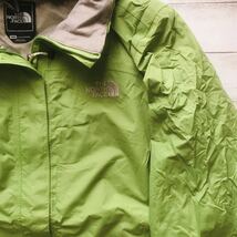 ノースフェイス　THE NORTH FACE M 裏メッシュ　ナイロン　マウンテンパーカー　マンパー　グリーン_画像3