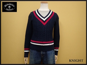 ブルックスブラザーズ チルデンセーター・S△ RED FLEECE/23*10*2-17