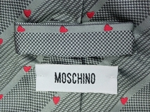 送料無料 MOSCHINO ハート柄 ネクタイ★モスキーノ/イタリア製/シルク/22*4*4-29_画像7